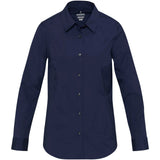 Camicia in tessuto di popeline da donna Carnelian personalizzato con logo - Pubblienne