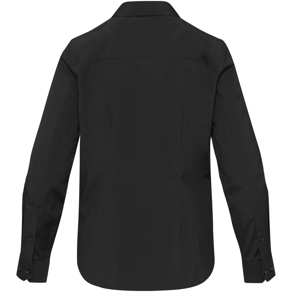 Camicia in tessuto di popeline da donna Carnelian personalizzato con logo - Pubblienne