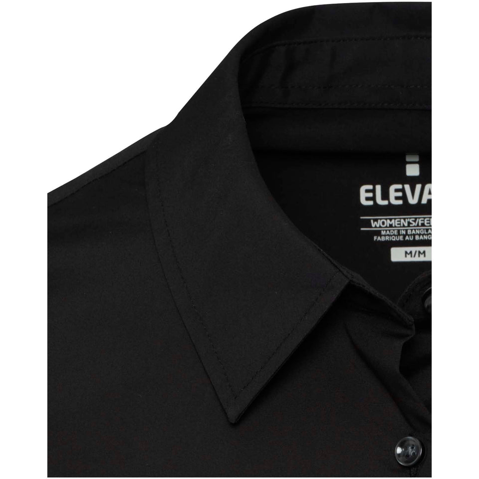 Camicia in tessuto di popeline da donna Carnelian personalizzato con logo - Pubblienne