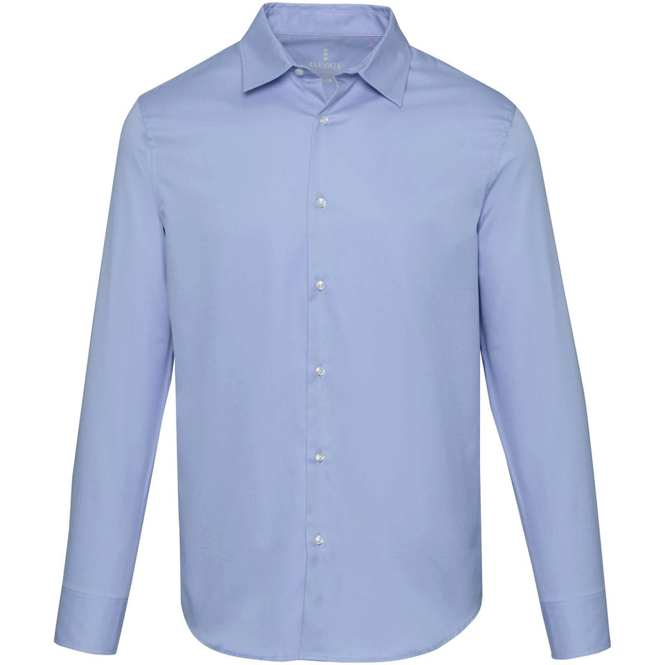 Camicia in twill da uomo Citrine personalizzato con logo - Pubblienne