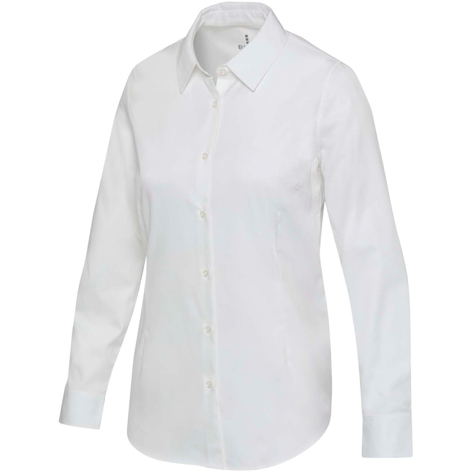 Camicia in twill da donna Citrino personalizzato con logo - Pubblienne