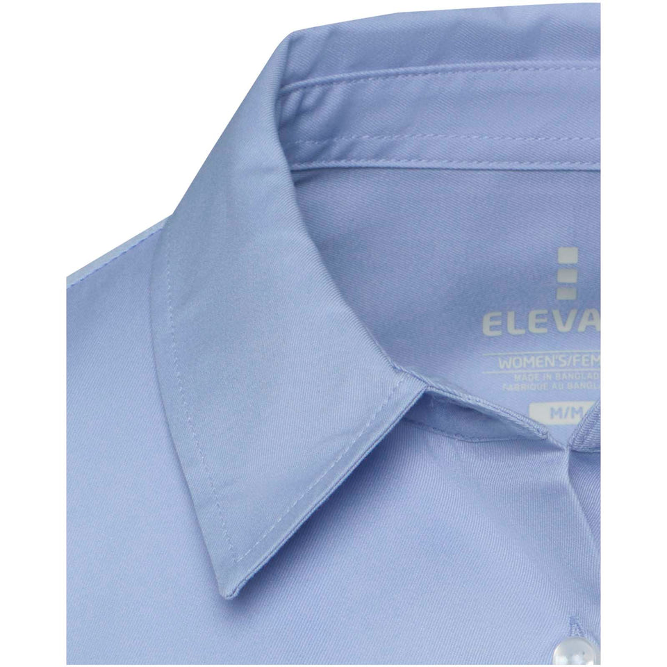 Camicia in twill da donna Citrino personalizzato con logo - Pubblienne