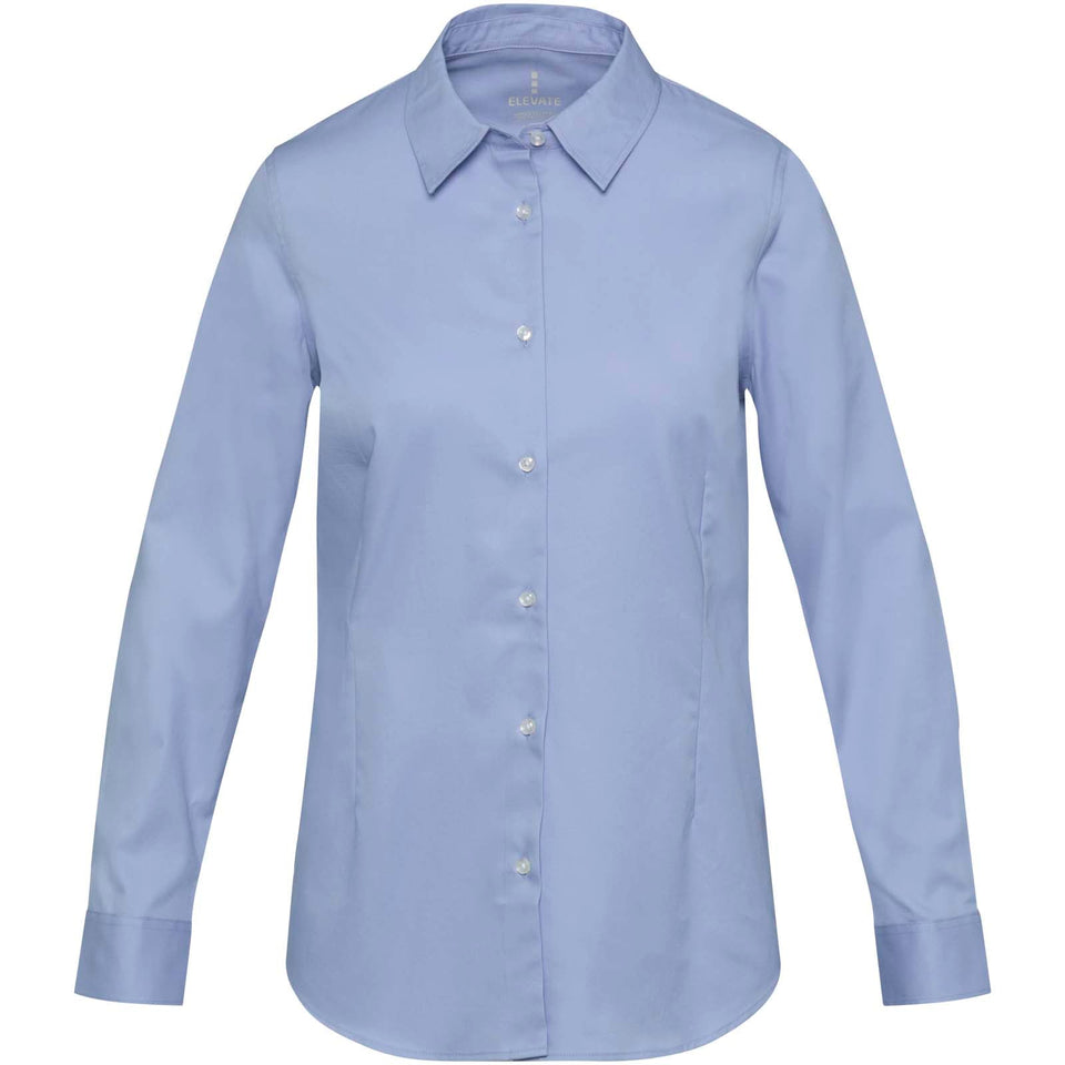 Camicia in twill da donna Citrino personalizzato con logo - Pubblienne