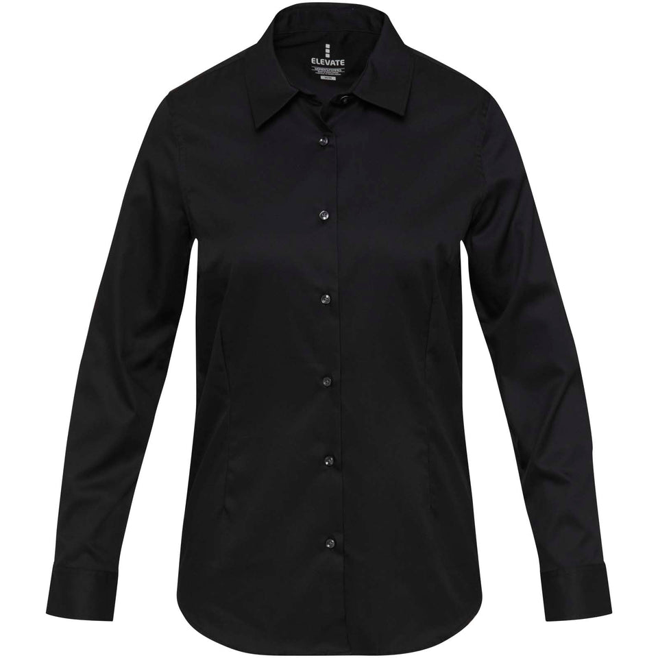 Camicia in twill da donna Citrino personalizzato con logo - Pubblienne