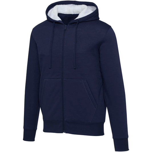 Felpa con cappuccio e zip intera in sherpa Natron personalizzato con logo - Pubblienne