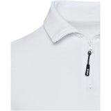 Polo unisex a maniche lunghe con mezza zip Zeus personalizzato con logo - Pubblienne