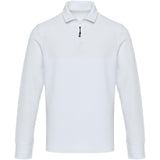 Polo unisex a maniche lunghe con mezza zip Zeus personalizzato con logo - Pubblienne