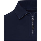 Polo unisex a maniche lunghe con mezza zip Zeus personalizzato con logo - Pubblienne