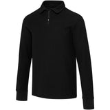 Polo unisex a maniche lunghe con mezza zip Zeus personalizzato con logo - Pubblienne