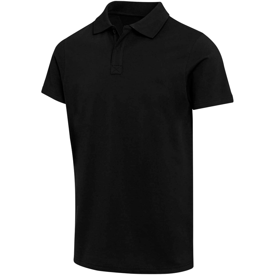 Polo a maniche corte unisex in tessuto biologico certificato OCS da da 180 g/m² Graphite personalizzato con logo - Pubblienne
