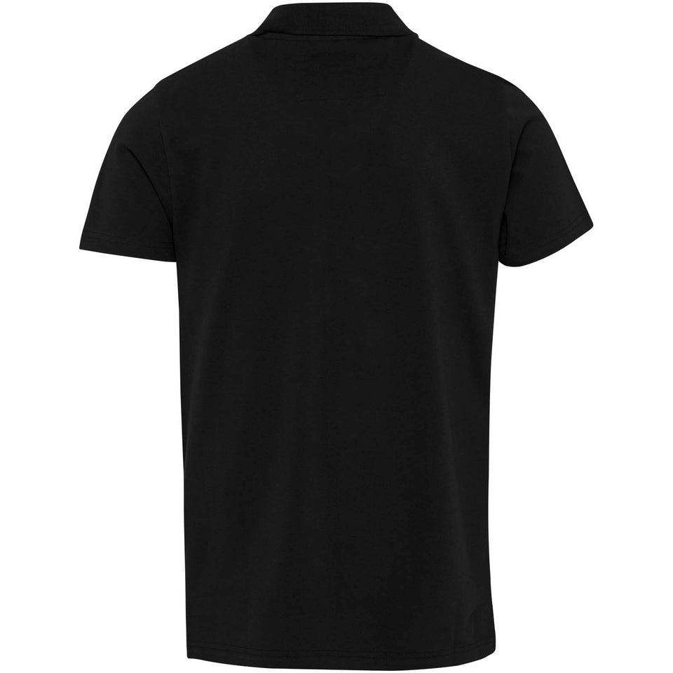 Polo a maniche corte unisex in tessuto biologico certificato OCS da da 180 g/m² Graphite personalizzato con logo - Pubblienne