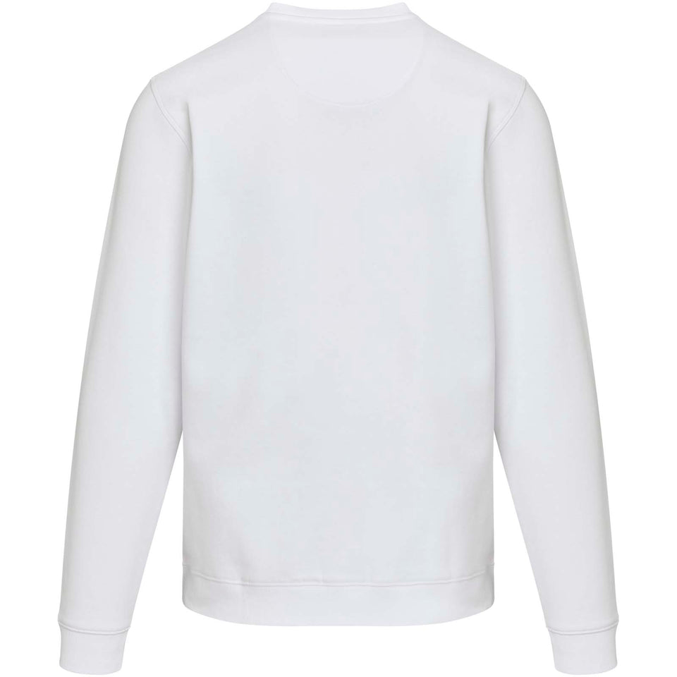 Maglione a girocollo unisex in tessuto biologico riciclato certificato OCS da 280 g/m² Jasper personalizzato con logo - Pubblienne