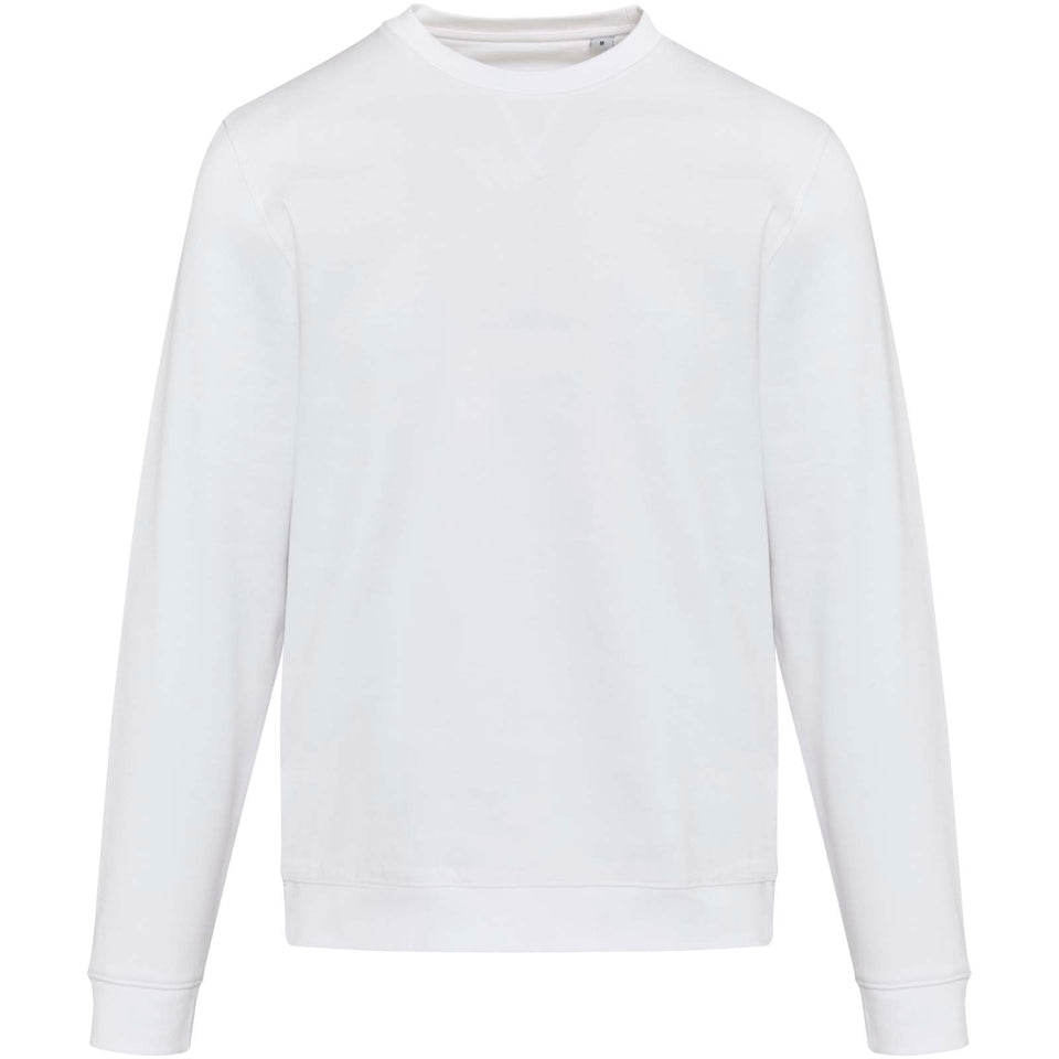 Maglione a girocollo unisex in tessuto biologico riciclato certificato OCS da 280 g/m² Jasper personalizzato con logo - Pubblienne