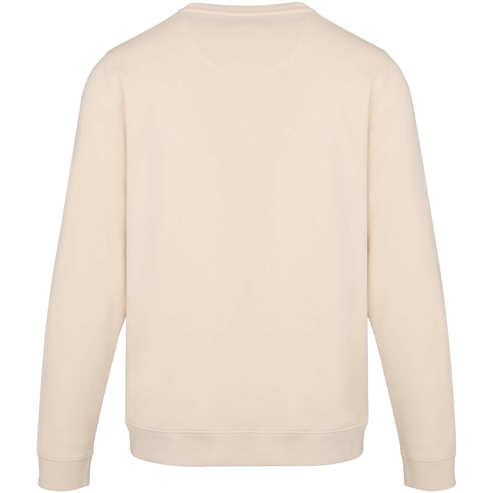 Maglione a girocollo unisex in tessuto biologico riciclato certificato OCS da 280 g/m² Jasper personalizzato con logo - Pubblienne