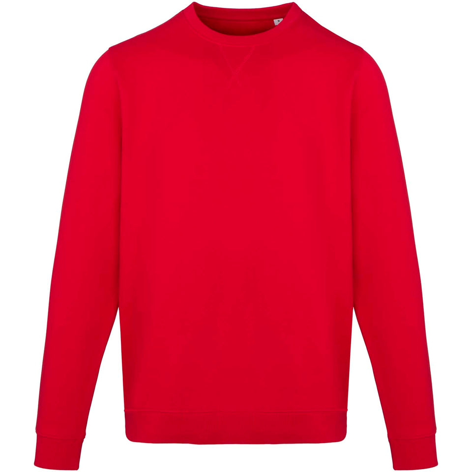 Maglione a girocollo unisex in tessuto biologico riciclato certificato OCS da 280 g/m² Jasper personalizzato con logo - Pubblienne
