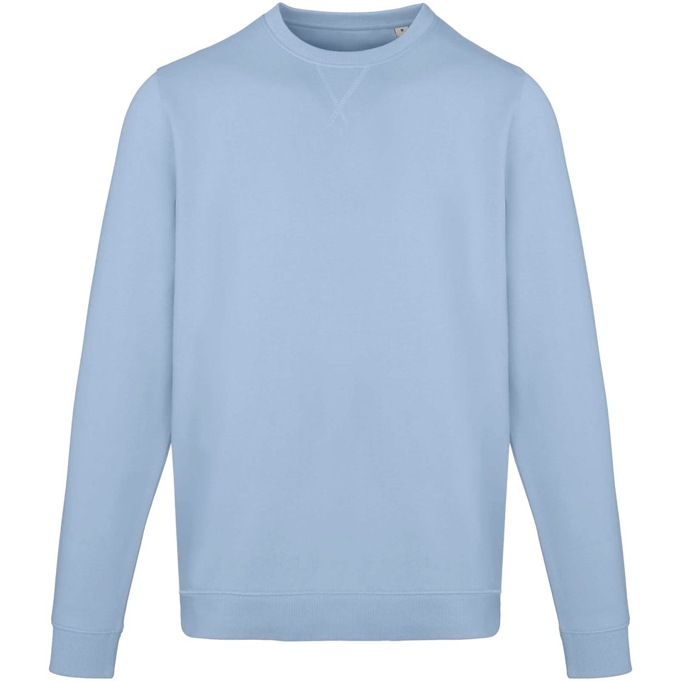 Maglione a girocollo unisex in tessuto biologico riciclato certificato OCS da 280 g/m² Jasper personalizzato con logo - Pubblienne