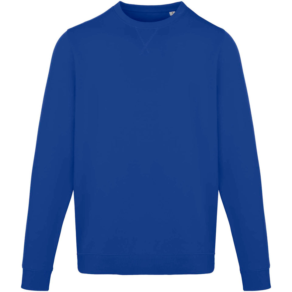 Maglione a girocollo unisex in tessuto biologico riciclato certificato OCS da 280 g/m² Jasper personalizzato con logo - Pubblienne