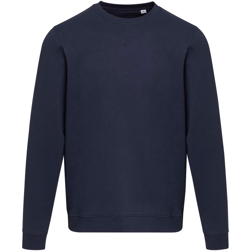 Maglione a girocollo unisex in tessuto biologico riciclato certificato OCS da 280 g/m² Jasper personalizzato con logo - Pubblienne
