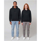Felpa con cappuccio oversize in cotone biologico certificato OCS da 280 g/m2 Boris personalizzato con logo - Pubblienne