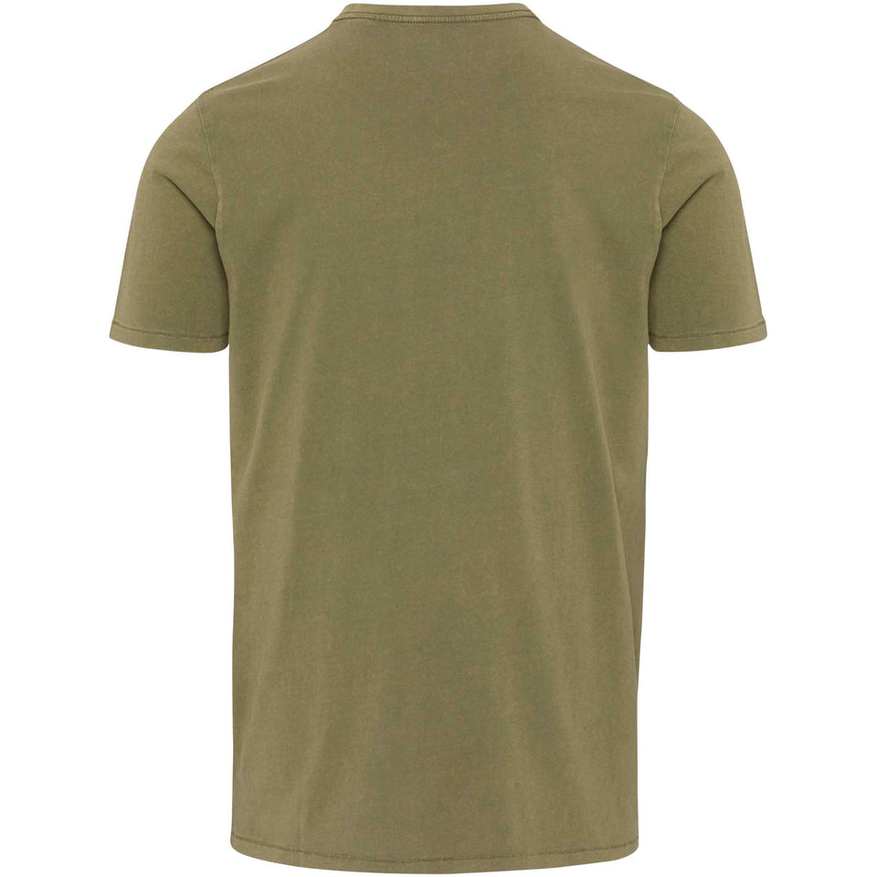 T-shirt a maniche corte da uomo in tessuto lavato da 160g/m² Nanaimo personalizzato con logo - Pubblienne