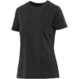 T-shirt a maniche corte da donna in tessuto lavato da 160 g/m²Nanaimo personalizzato con logo - Pubblienne