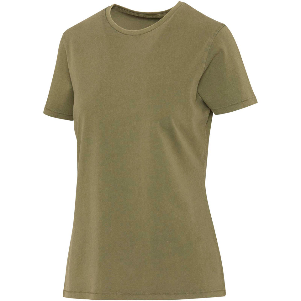 T-shirt a maniche corte da donna in tessuto lavato da 160 g/m²Nanaimo personalizzato con logo - Pubblienne