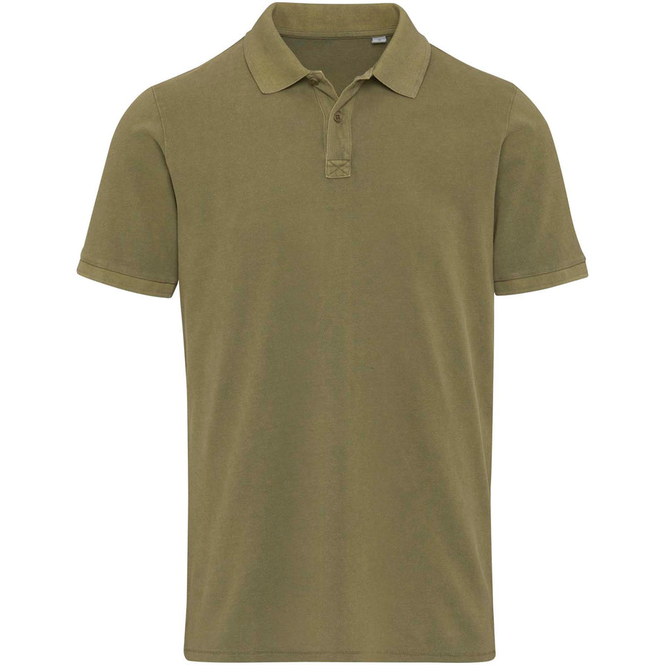 Polo da uomo in tessuto lavato da 200 g/m² Calgary personalizzato con logo - Pubblienne