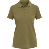 Polo da donna in tessuto lavato da 200 g/m² Calgary personalizzato con logo - Pubblienne