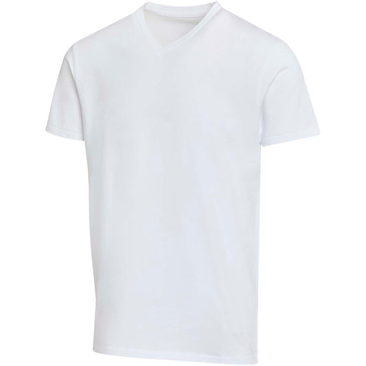 T-shirt a maniche corte unisex con scollo a V in cotone biologico certificato OCS da 200 g/m² Balfour personalizzato con logo - Pubblienne