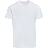 T-shirt a maniche corte unisex con scollo a V in cotone biologico certificato OCS da 200 g/m² Balfour personalizzato con logo - Pubblienne