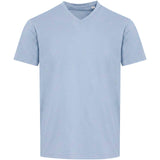 T-shirt a maniche corte unisex con scollo a V in cotone biologico certificato OCS da 200 g/m² Balfour personalizzato con logo - Pubblienne