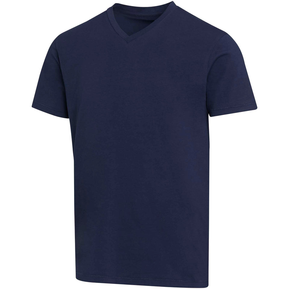 T-shirt a maniche corte unisex con scollo a V in cotone biologico certificato OCS da 200 g/m² Balfour personalizzato con logo - Pubblienne