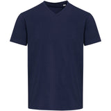 T-shirt a maniche corte unisex con scollo a V in cotone biologico certificato OCS da 200 g/m² Balfour personalizzato con logo - Pubblienne