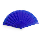 6027 Wedding - Ventaglio Con Stecche In Plastica E Tessuto In Poliestere personalizzato con logo - Pubblienne