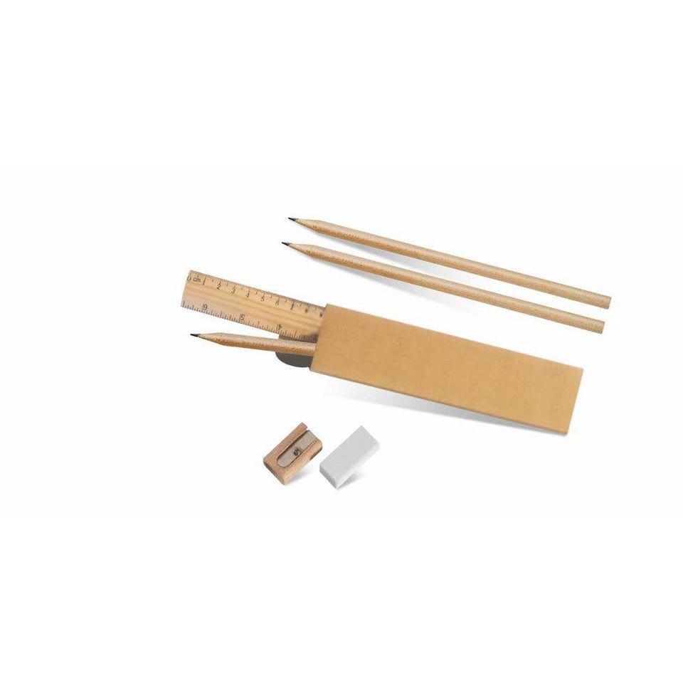 3647 Project - Set Legno 6 Pezzi personalizzato con logo - Pubblienne