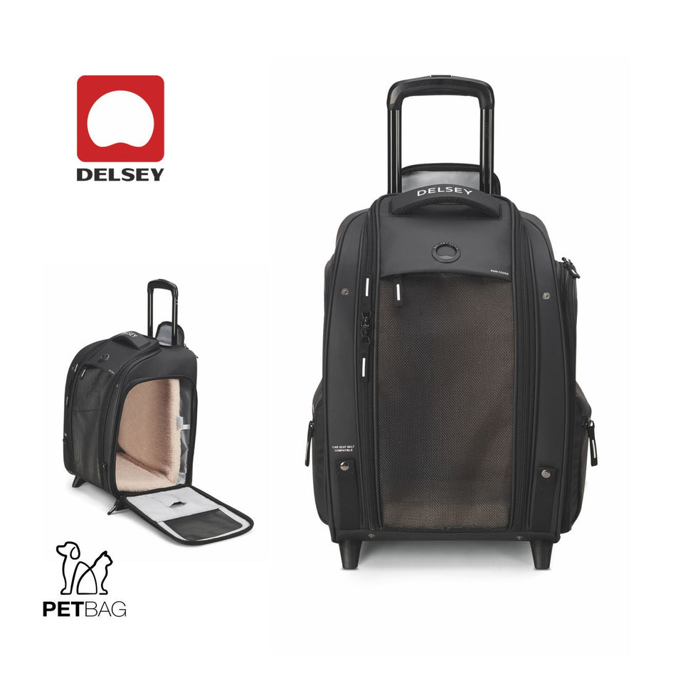 4303 Cesare - Zaino Trolley Pet 2 ruote personalizzato con logo - Pubblienne