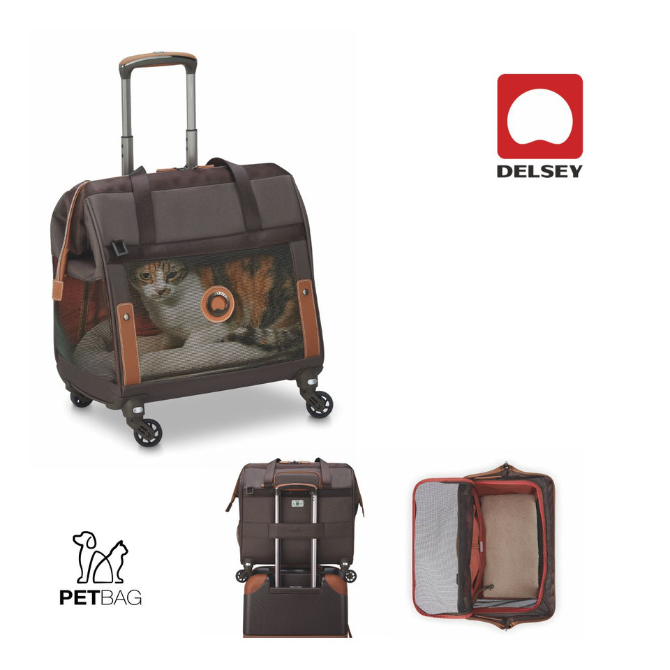 4304 Aurelio - Zaino Trolley Pet 4 ruote removibili personalizzato con logo - Pubblienne