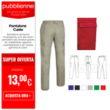Pantalone Custe personalizzato con logo - Pubblienne