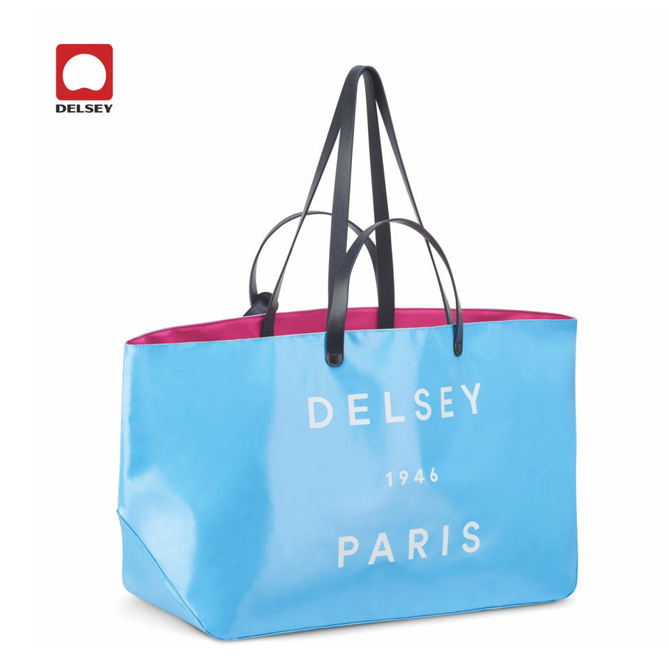 4313 Elyse Large - Borsa Tote In PVC E Pelle Delsey personalizzato con logo - Pubblienne