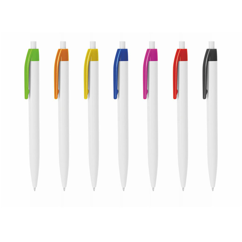 5042 Silvia - Silvia White - Penna Sfera personalizzato con logo - Pubblienne