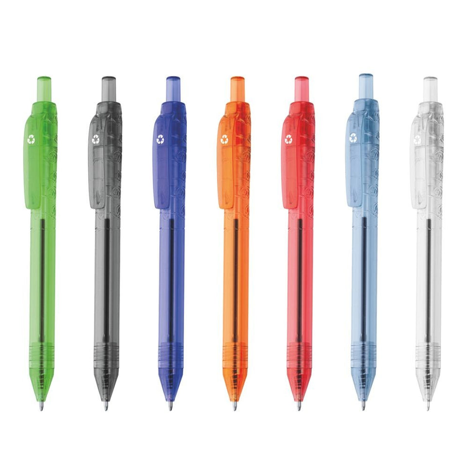Penna A Scatto Rpet personalizzato con logo - Pubblienne