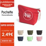 2844 Mia - Pochette In Cotone Riciclato personalizzato con logo - Pubblienne
