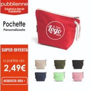 2844 Mia - Pochette In Cotone Riciclato personalizzato con logo - Pubblienne