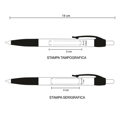 5213 Zorro - Penna Sfera personalizzato con logo - Pubblienne