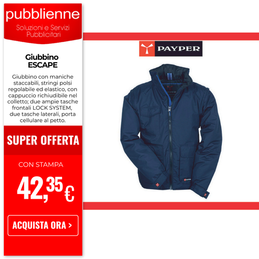ESCAPE personalizzato con logo - Pubblienne