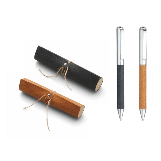 5571 Garvin - Penna Pelle riciclata personalizzato con logo - Pubblienne