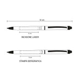 Ganesy - Penna Slim Touch personalizzato con logo - Pubblienne