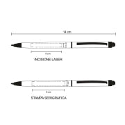 Ganesy - Penna Slim Touch personalizzato con logo - Pubblienne