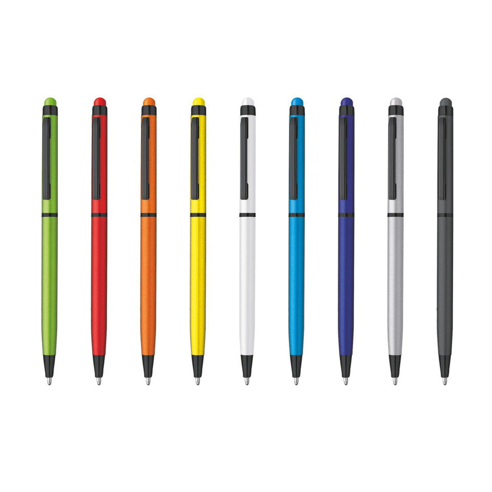 5691 Jole - Penna Sfera Slim Touch In Alluminio personalizzato con logo - Pubblienne