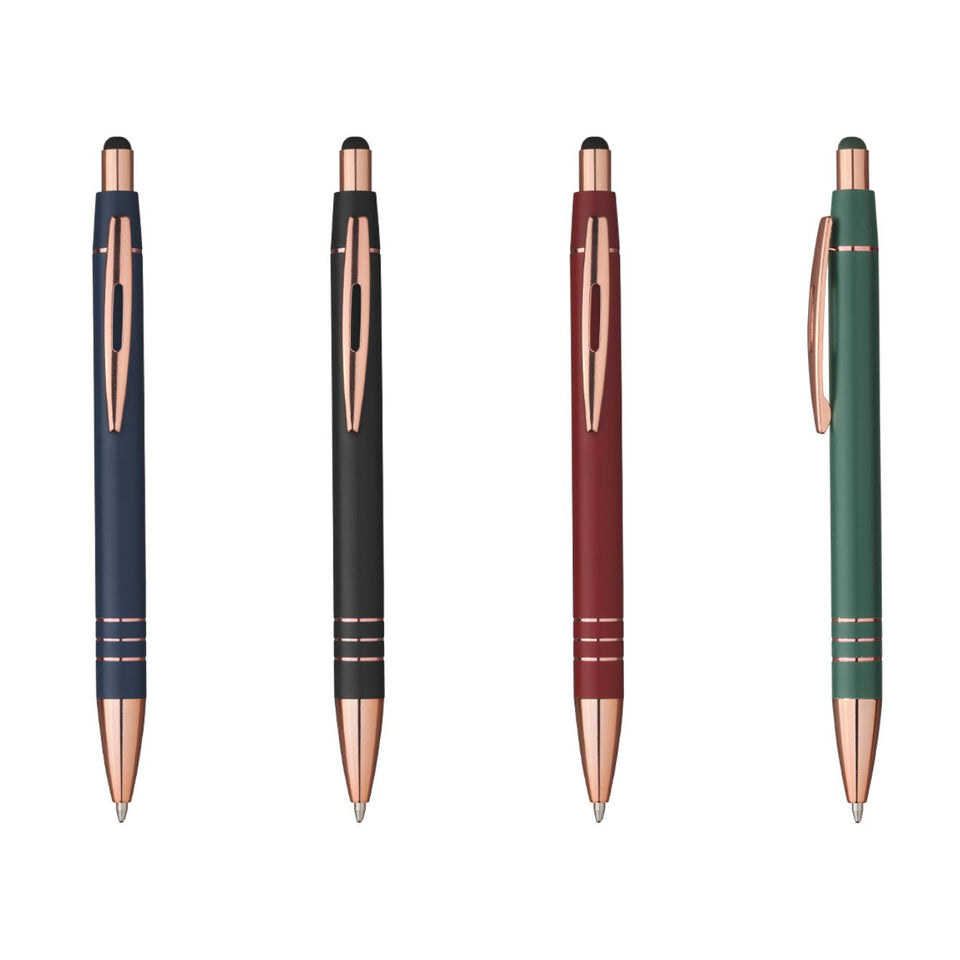5694 Oriana - Penna Sfera Touch In Alluminio personalizzato con logo - Pubblienne